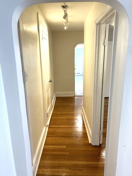 Hallway to Bedroom with closet - 508 Central Ave