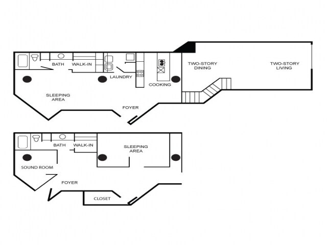 Floorplan - South Side on Lamar