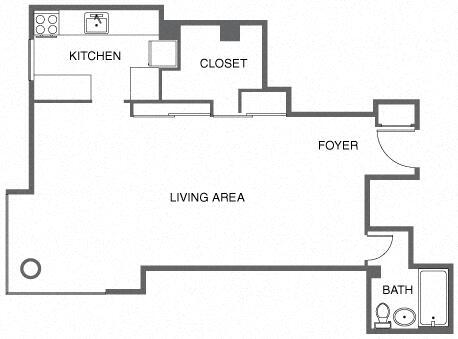 Floorplan - 1000 Chestnut Street Apartments