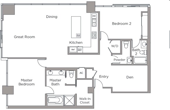 2BR/2.5BA - Latitude 33