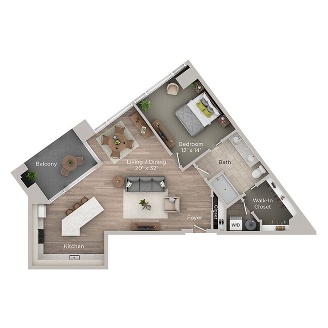 Floorplan - Madison Place Apartments