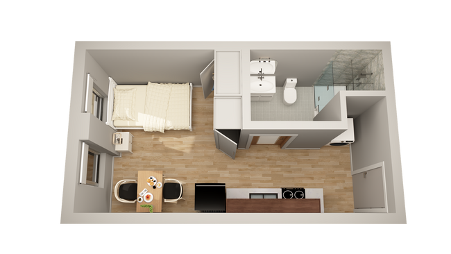 Floorplan - Cornus House – Modern Living at the Gateway to Tacoma’s Creative Core