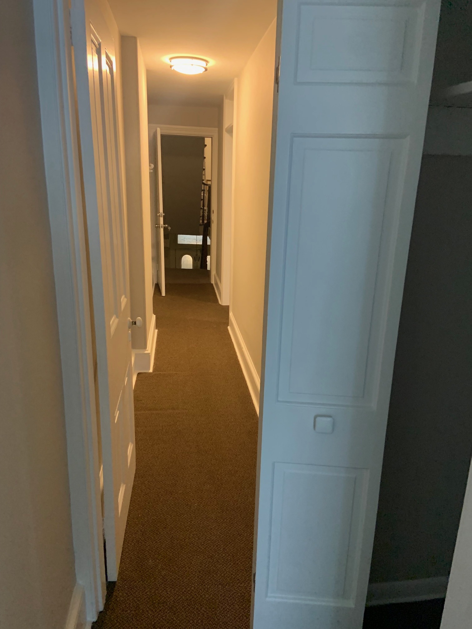 Hallway from Bathroom to main door - 227 W Miner St