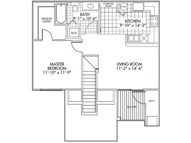 Floorplan - Farmington Lakes Apartments