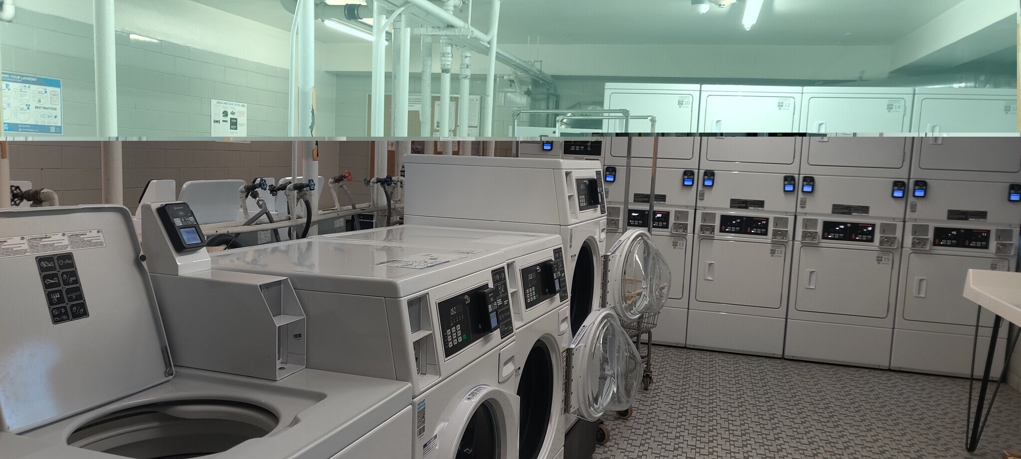 Laundry room - front loaders and driers - 5410 Connecticut Ave NW