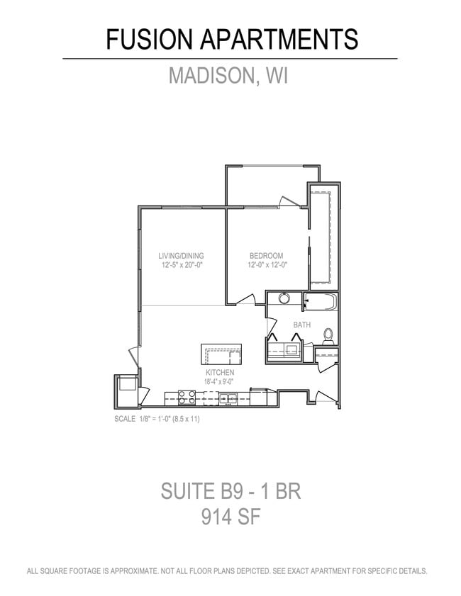 Floorplan - Fusion at 841