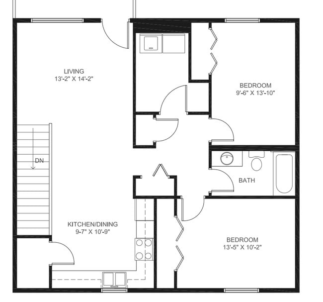 2BR/1 1/2 BA - HighPointe Townhomes