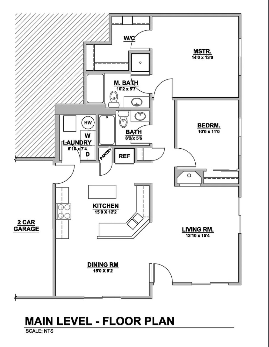 Floor plan - 1049 Parkhill Cir