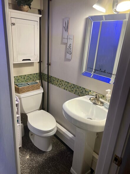 Bathroom with fan and standup shower - 265 Faneuil St