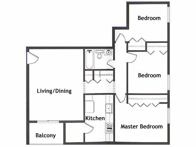3BR/1BA - Washington Apartments