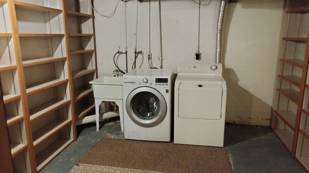 Laundry in the basement - 539 French Rd