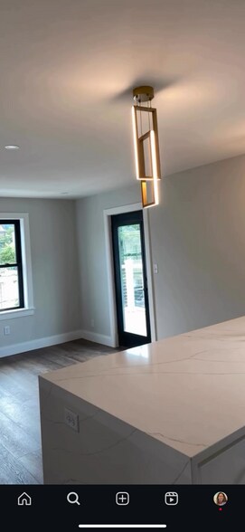 deck off of living room 3rd floor - 35 Hunnewell Ave