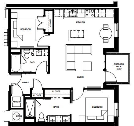 Floorplan - Telegraph Lofts West