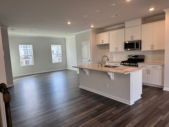 Second floor- kitchen, dining room and living room - 428 Carolina Springs Blvd
