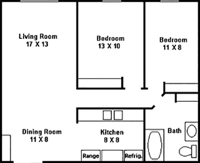 Floorplan - Cleveland Apartments