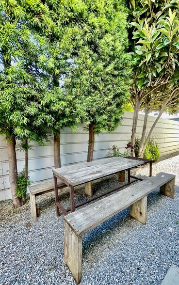 outdoor work/dining table - 939 Indiana Ave