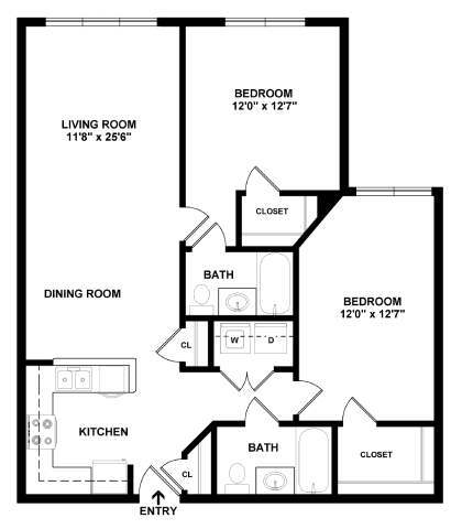 Floorplan - The Waverly