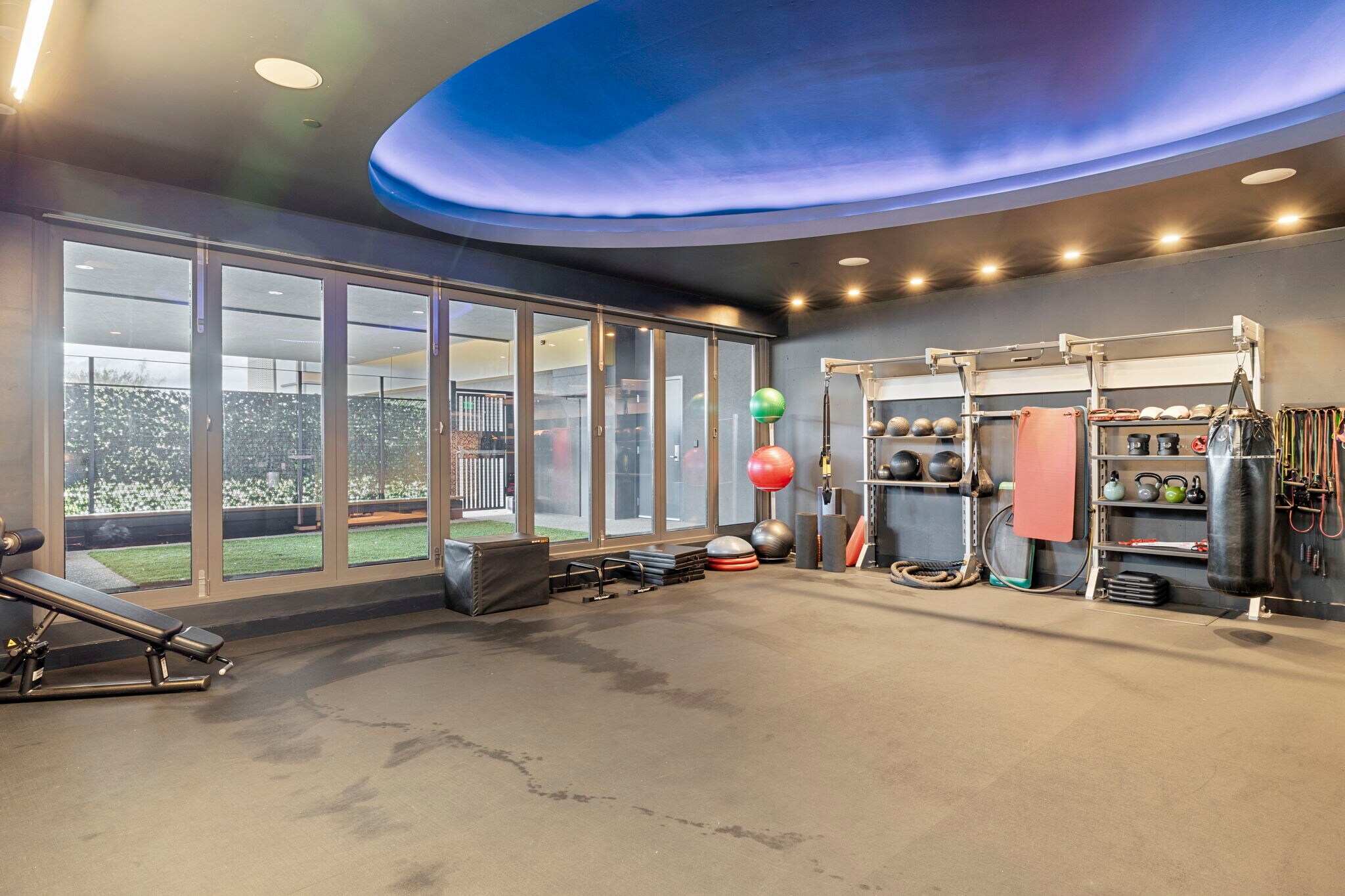 So many options, including the outdoor yoga studio seen here in the background with turf floor - 4422 N 75th St