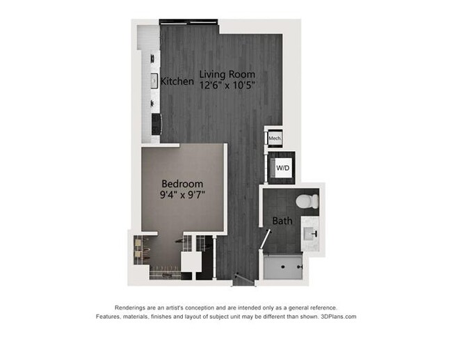 Floorplan - Evo Union Park Apartments