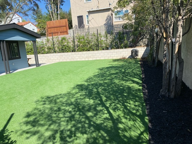 New Turf Front Yard - 2823 Hermosa Ave