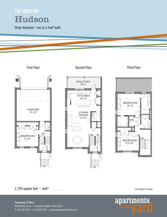 Floorplan - Apartments at the Yard: Junction