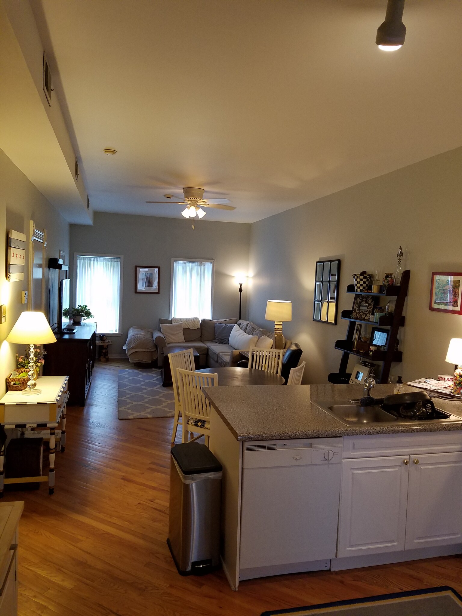 Living Room set up with furniture - 3249 N Lakewood Ave