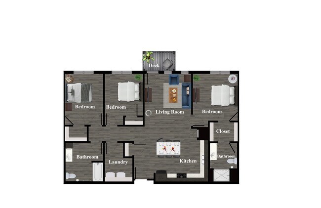Floorplan - Vue Pointe Apartments