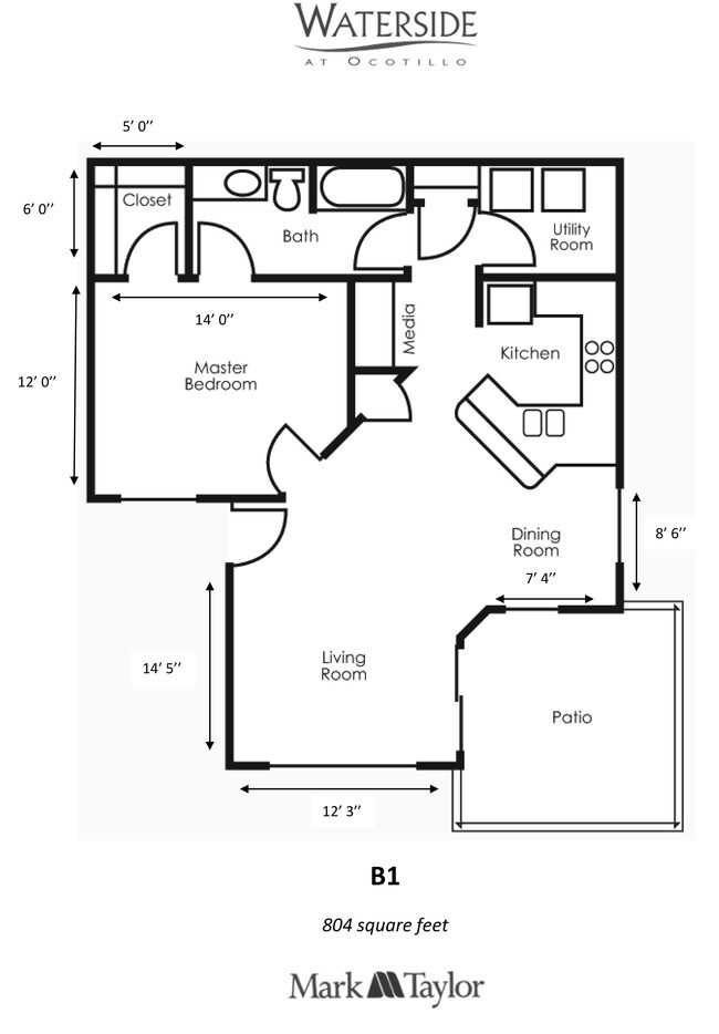 Floorplan - Waterside at Ocotillo