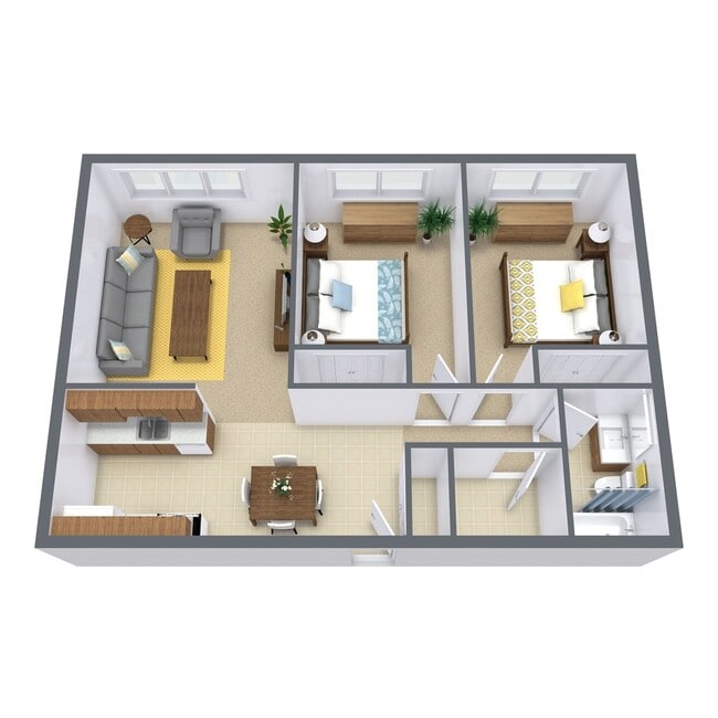 Floorplan - Park Place Apartment Community