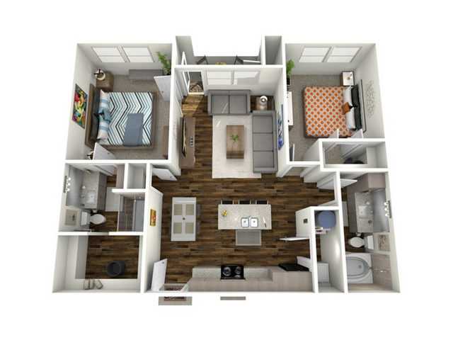 B2 Floorplan - The Broadway