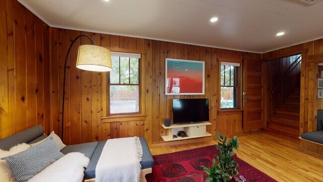 Living room with Apple TV - 2304 Pine Street