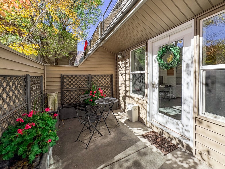 Entry through private patio - 1329 Pitkin Ave