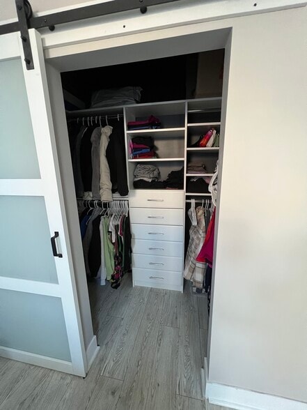 Walk in closet with built in’s - 2336 N Southport Ave