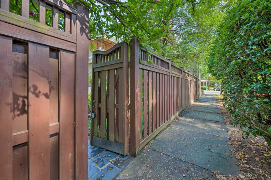 Gate leading into back yard - 3301 W Franklin St