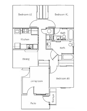 3BR/2BA - Avalon Park Apartments