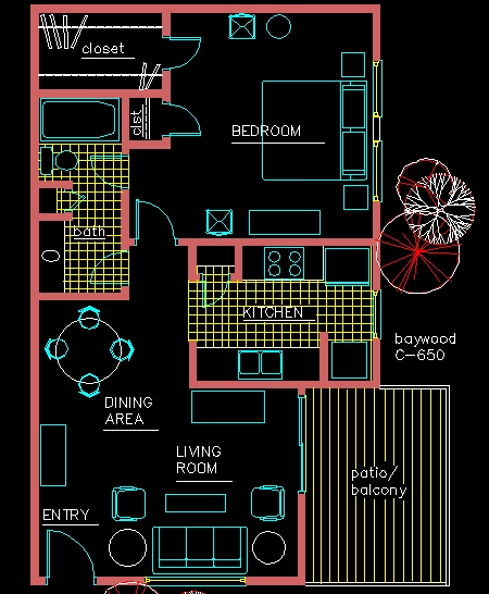 1BR/1BA - Baywood