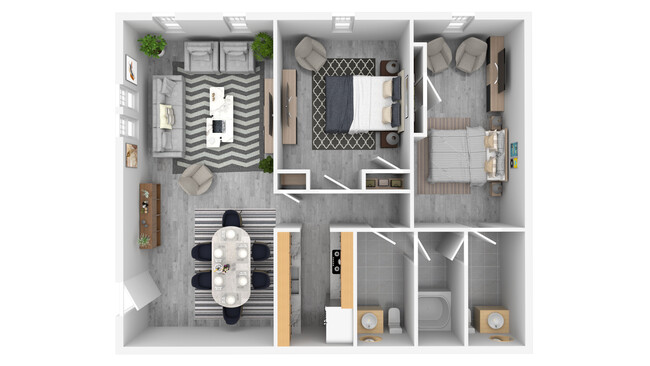 Floorplan - Summertime Apartments