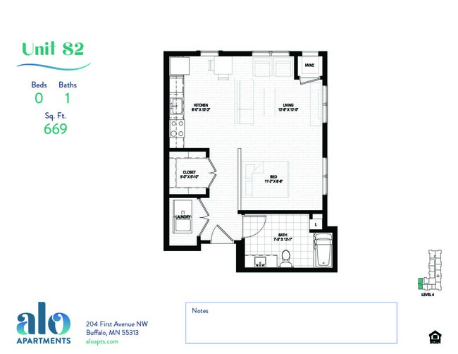 Floorplan - Alo Apartments
