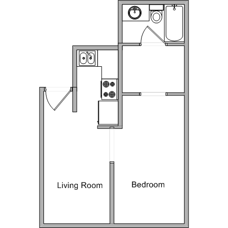 1BR/1BA - Bellfort Plaza Apartments - All bills paid