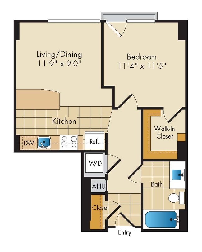 Floorplan - Flats 130 at Constitution Square