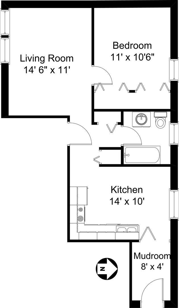 Building Photo - Second Floor East Lakeview One Bedroom Includes Heat