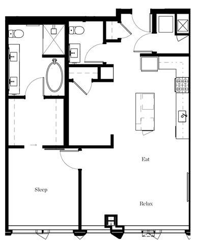 Floorplan - The Residences at Rainier Square