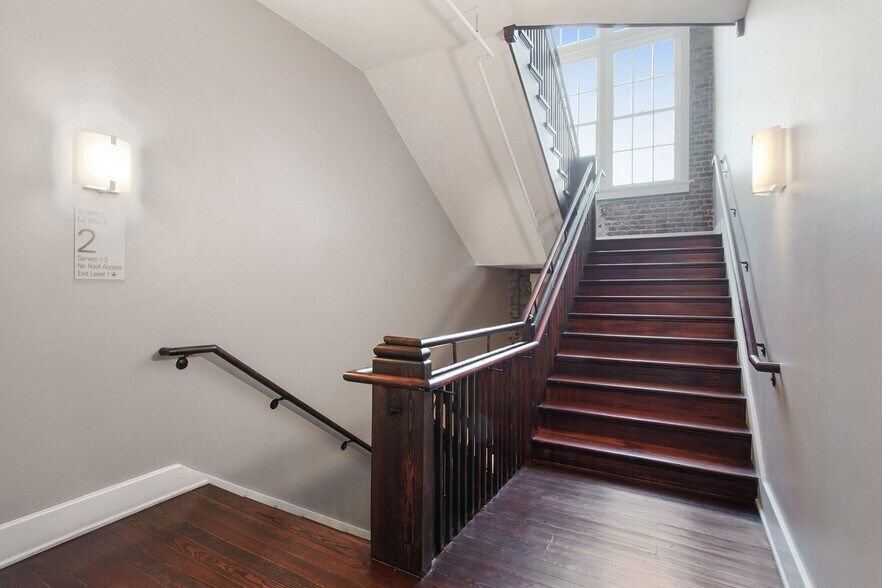 Old School Stairs (there is an elevator) - 1215 Louisiana Ave