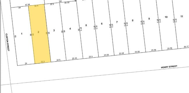 Plat Map - 211 Henry St
