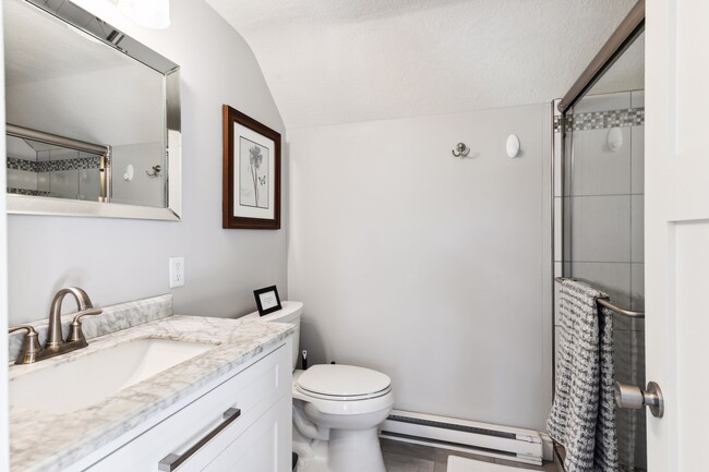 Bedroom 1 has a private en-suite 3/4 bath - 207 Benton Ave