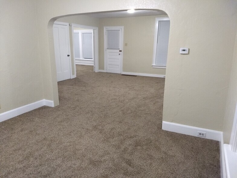Open living and dining room - 136 E Lawrence St