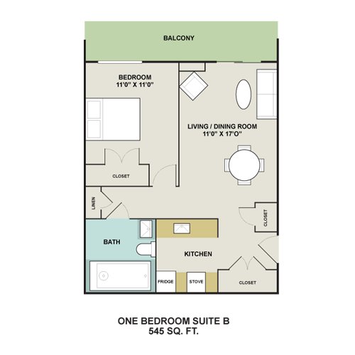 Floorplan - New Baltimore - A Senior Community