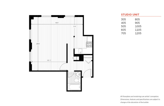 Floorplan - Walnut Square Apartments