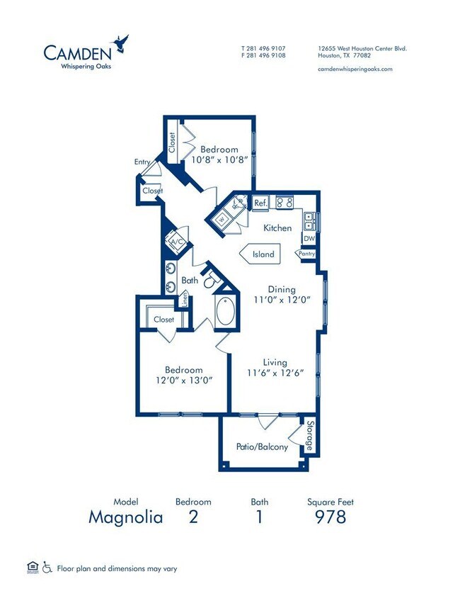 Floorplan - Camden Whispering Oaks