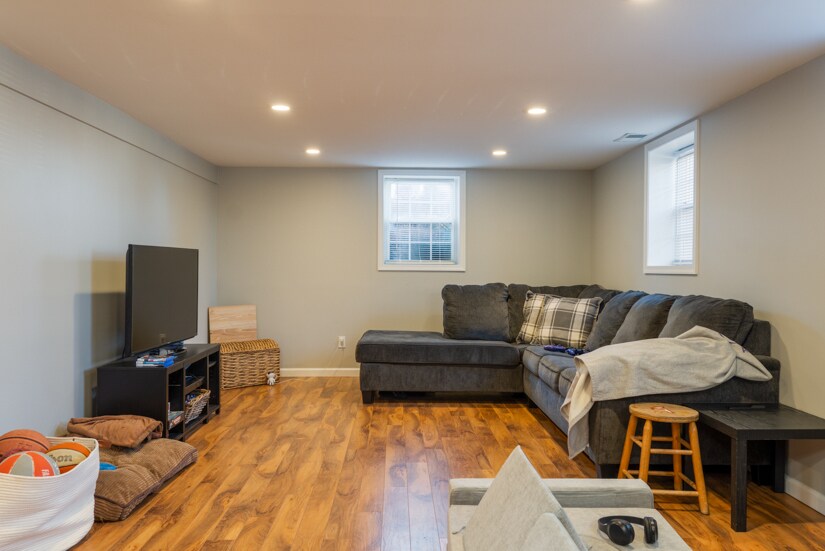 Living Room in Basement - 621 Broadview Dr